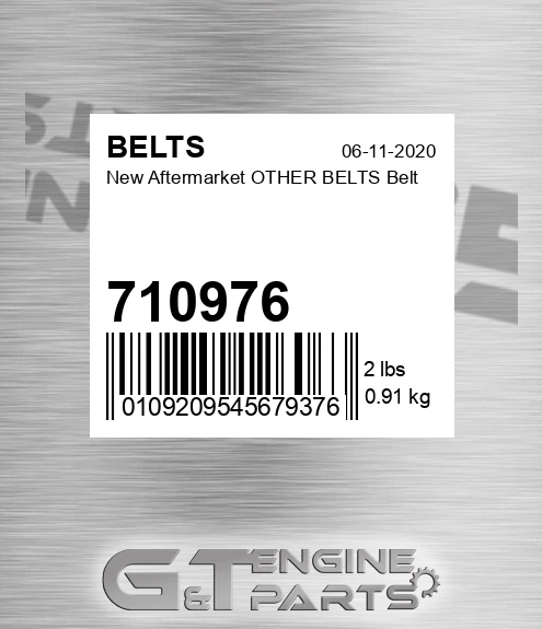 710976 New Aftermarket OTHER BELTS Belt