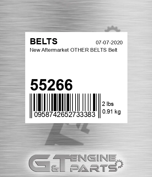 55266 New Aftermarket OTHER BELTS Belt