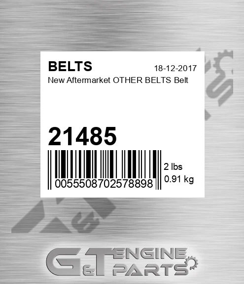 21485 New Aftermarket OTHER BELTS Belt