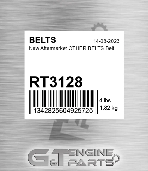 RT3128 New Aftermarket OTHER BELTS Belt