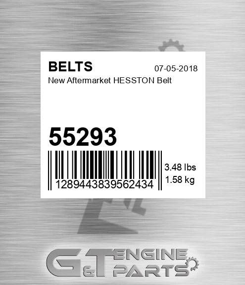 55293 New Aftermarket HESSTON Belt