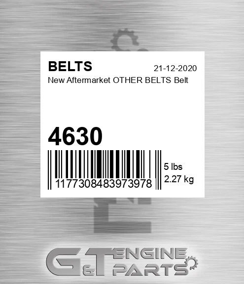4630 New Aftermarket OTHER BELTS Belt