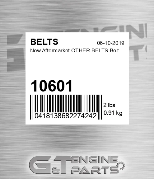 10601 New Aftermarket OTHER BELTS Belt