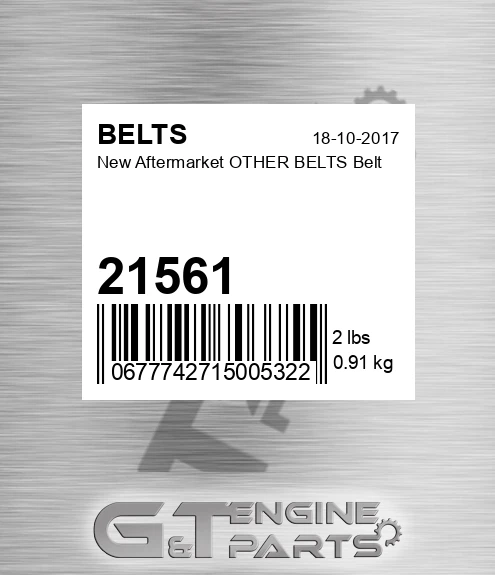 21561 New Aftermarket OTHER BELTS Belt