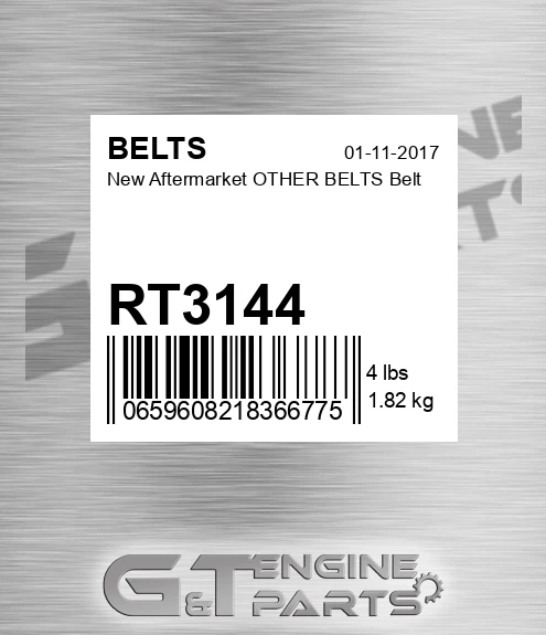 RT3144 New Aftermarket OTHER BELTS Belt