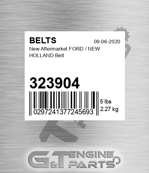 323904 New Aftermarket FORD / NEW HOLLAND Belt