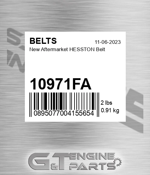 10971FA New Aftermarket HESSTON Belt