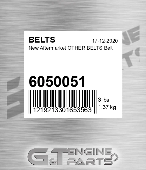 6050051 New Aftermarket OTHER BELTS Belt