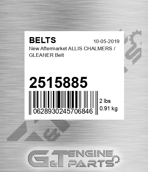 2515885 New Aftermarket ALLIS CHALMERS / GLEANER Belt