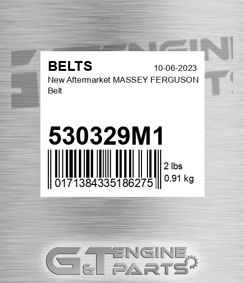 530329M1 New Aftermarket MASSEY FERGUSON Belt
