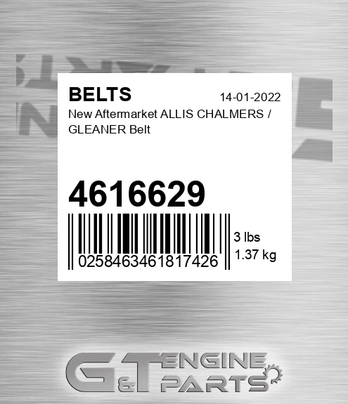 4616629 New Aftermarket ALLIS CHALMERS / GLEANER Belt