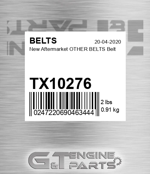 TX10276 New Aftermarket OTHER BELTS Belt