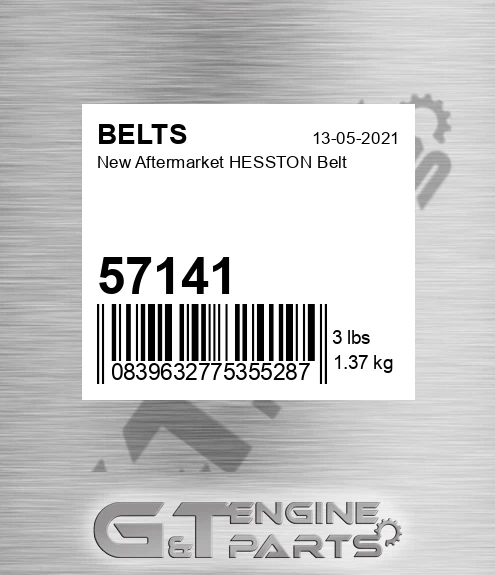 57141 New Aftermarket HESSTON Belt