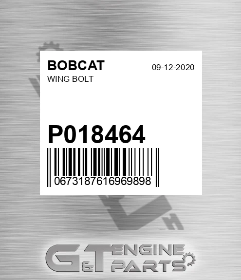 P018464 WING BOLT