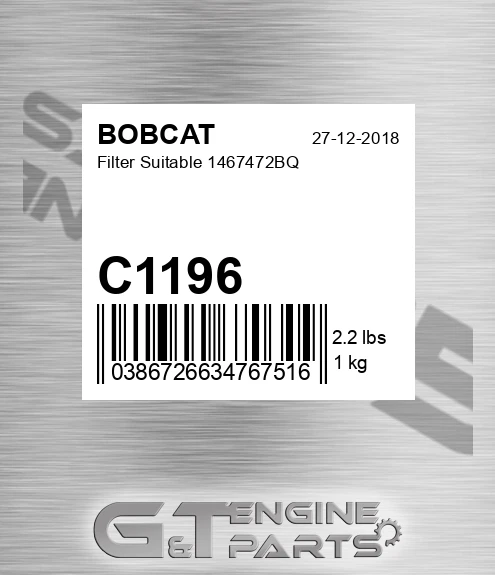 C1196 Filter Suitable 1467472bq
