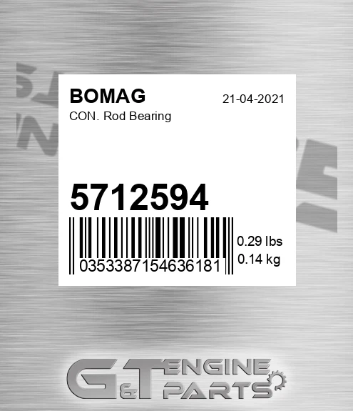 5712594 CON. Rod Bearing