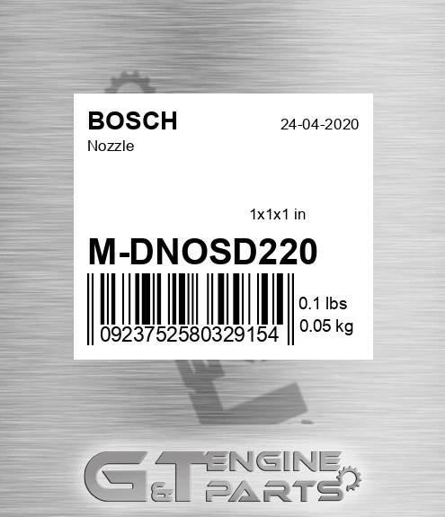 M-DNOSD220 Nozzle