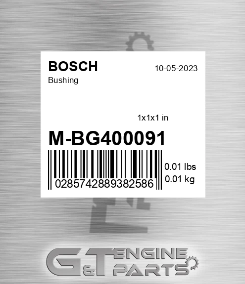 M-BG400091 Bushing