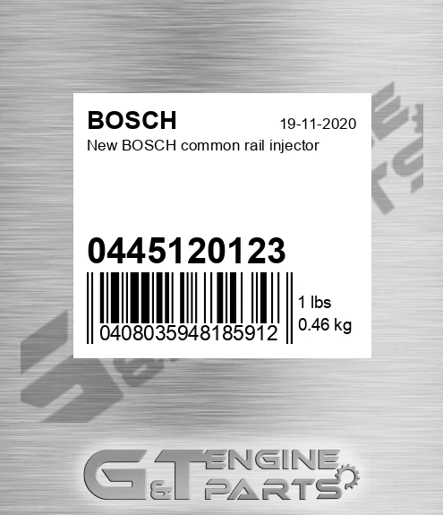 0445120123 New BOSCH common rail injector