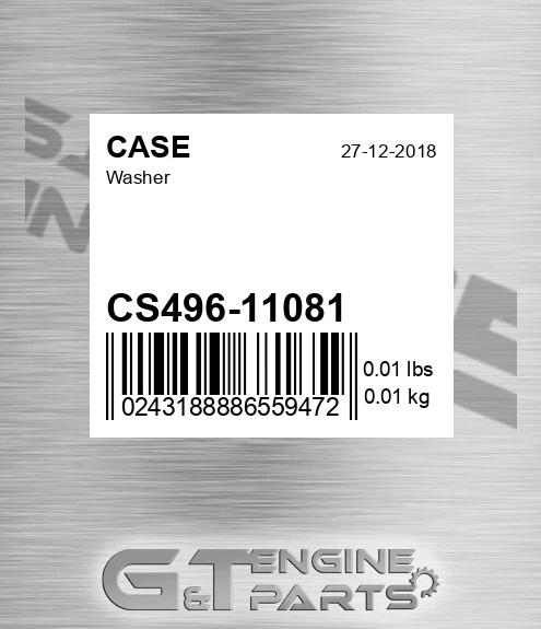CS496-11081 Washer