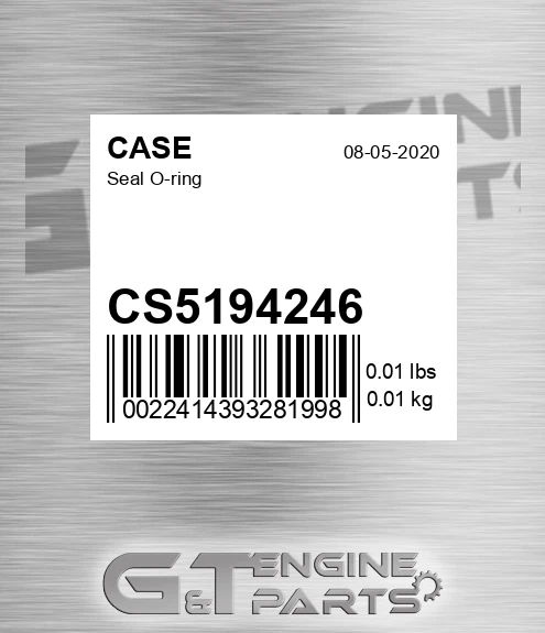 CS5194246 Seal O-ring