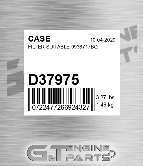 D37975 Filter Suitable 0938717bq