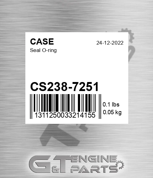 CS238-7251 Seal O-ring