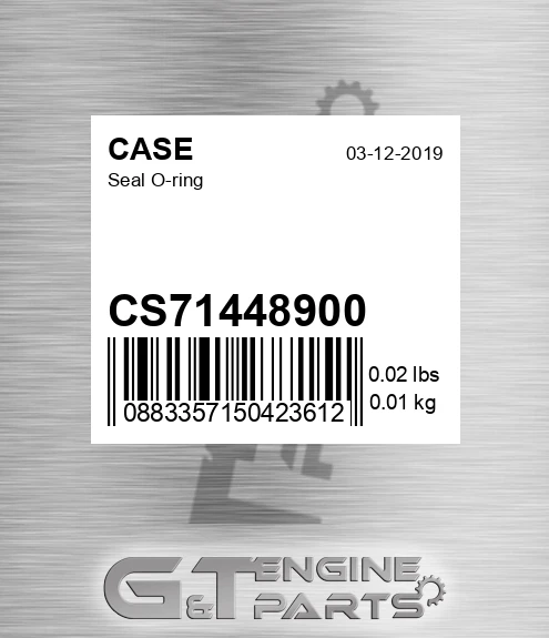 CS71448900 Seal O-ring