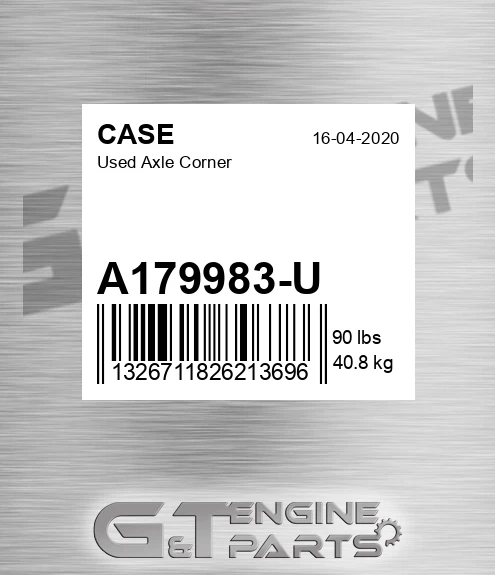 A179983-U Used Axle Corner
