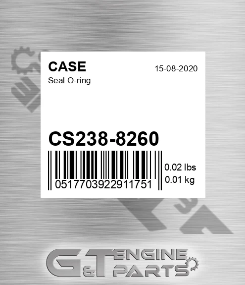 CS238-8260 Seal O-ring