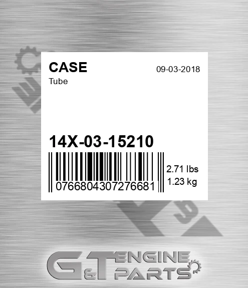 14X-03-15210 Tube for CASE
