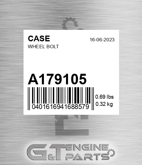 A179105 Wheel Bolt