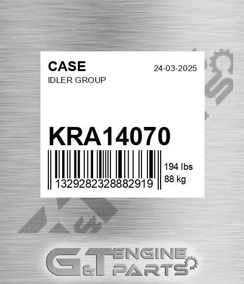 KRA14070 Idler Group for CASE