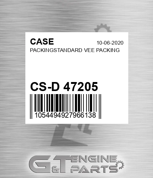 CS-D 47205 Packingstandard Vee Packing