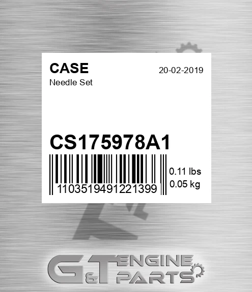 CS175978A1 Needle Set