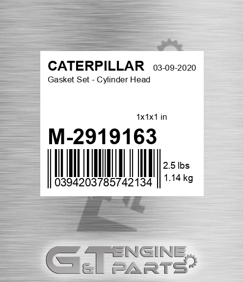 M-2919163 Gasket Set - Cylinder Head