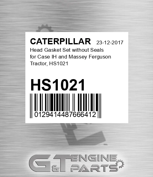 HS1021 Head Gasket Set without Seals for Case IH and Massey Ferguson Tractor,