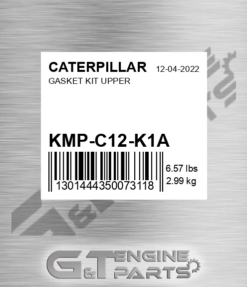 KMP-C12-K1A GASKET KIT UPPER