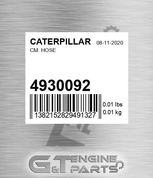 493-0092 Cm. Hose