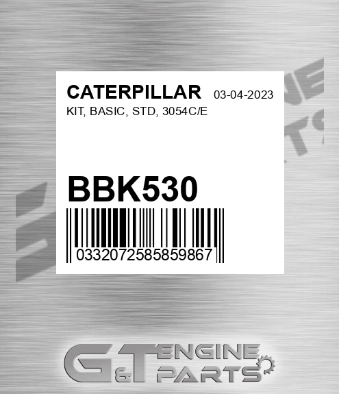 BBK530 KIT, BASIC, STD, 3054C/E