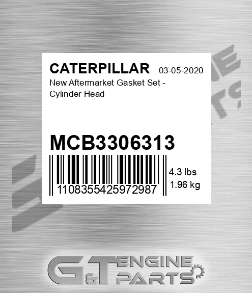MCB3306313 New Aftermarket Gasket Set - Cylinder Head