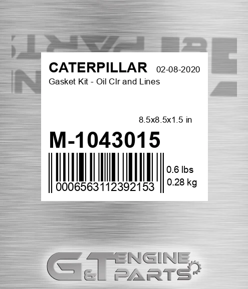 M-1043015 Gasket Kit - Oil Clr and Lines
