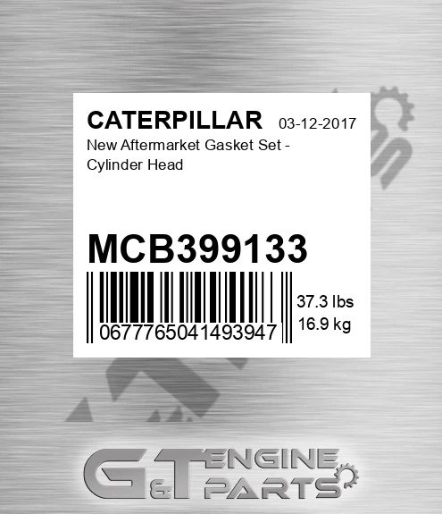 MCB399133 New Aftermarket Gasket Set - Cylinder Head