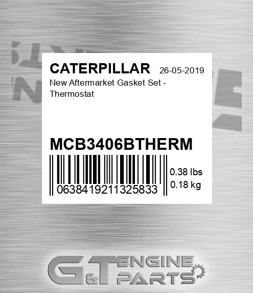 MCB3406BTHERM New Aftermarket Gasket Set - Thermostat