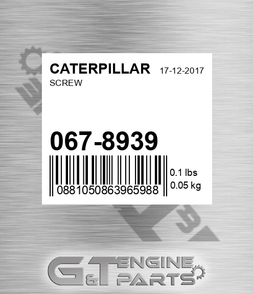 067-8939 Screw