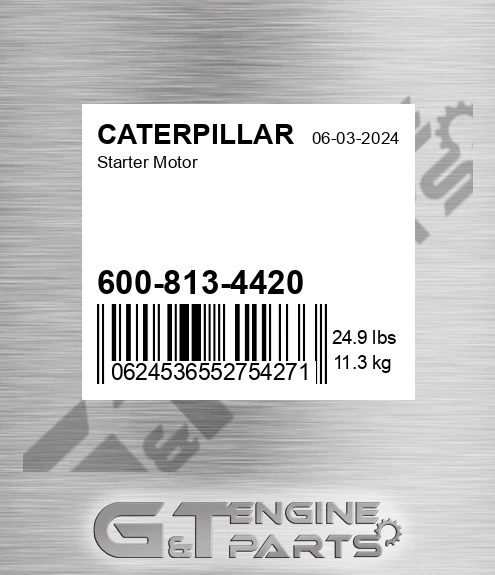 6008134420 Starter Motor for CATERPILLAR