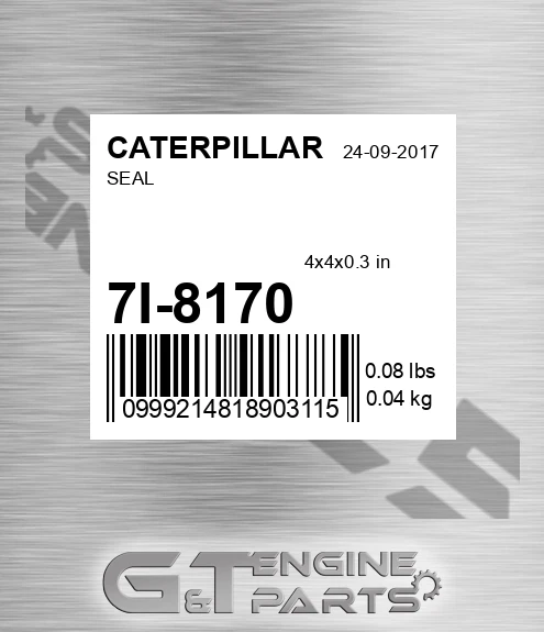 7I-8170 Seal