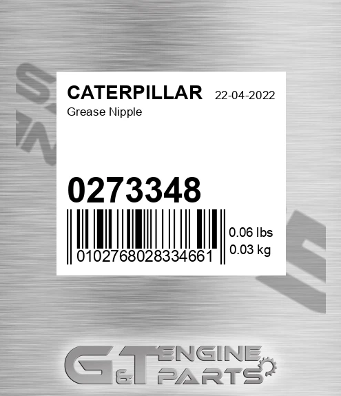 0273348 Grease Nipple