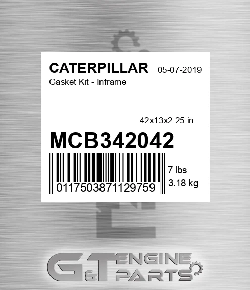 MCB342042 Gasket Kit - Inframe