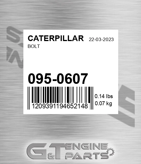 095-0607 Bolt